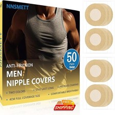 100PCS Men Nipple Covers Anti Chafing No Show Sports Free Ship