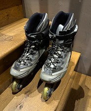 Salomon Female Inline Skates Pair Black/Grey Size 25.5 Women’s Rollerblades