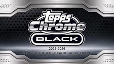 CHARLOTTE HORNETS 2025-26 TOPPS CHROME BLACK BASKETBALL 1/4 CASE 2 BOX BREAK #3