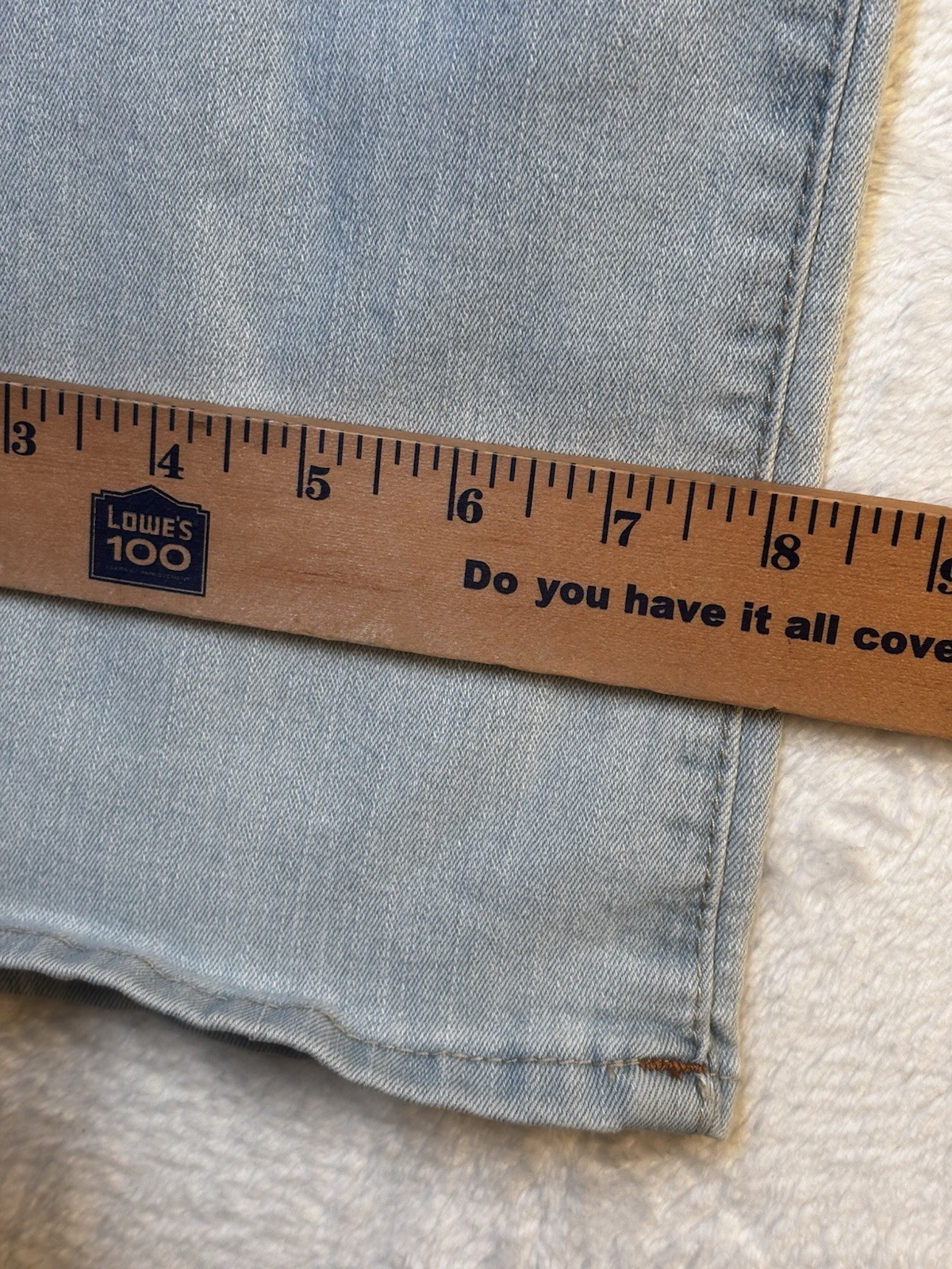 True Religion Becca Mid Rise Bootcut Jeans Womens Size 31 Light Wash Denim thumbnail 6