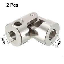 2pcs 4mm-5mm Rotatable Universal Steering Shaft U Joint Coupler L24XD11