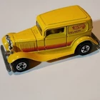 Vintage Hot Wheels Classics '32 Ford Delivery Yellow Blackwalls