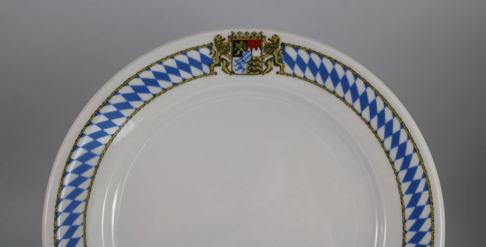 Seltmann Weiden Compact Bayern "Weißwurst", Speiseteller / Teller flach 23 cm. - Bild 3 von 4