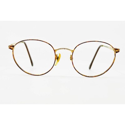 Laura Ashley Eyeglasses Women Gold Tortoise Claire Full Rim 48-18-135