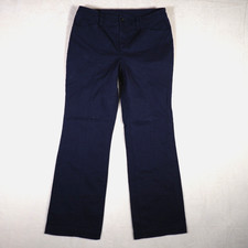 Duluth Trading Women's Pants Chinos Workwear Navy Blue 10x31