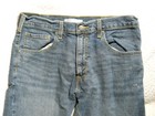 LEVI STRAUSS 33x30 DENIM BLUE JEANS CUT OFF SHORTS PRE OWNED COND. ZIPPER FLY — photo 2