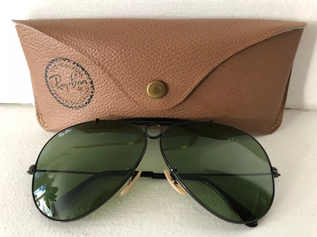 EXC VTG NOS W0228 UNWORN RB 3 SHOOTERS UNISEX B L RAY BAN USA SUNGLASSES CASE