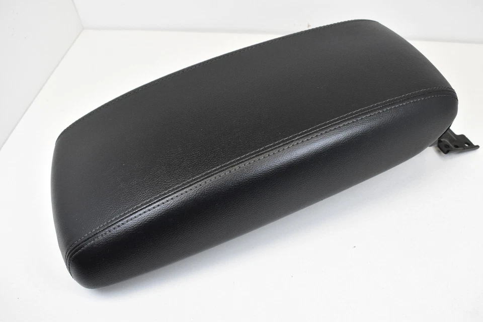 Console central Kia Cadenza 2017 2019 couro preto apoio de braço tampa superior fabricante de equipamento original - Imagem 3 de 4