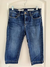 Pilcro And The Letterpress By Anthropologie High-Rise Denim Legging Capri Sz 29P