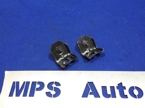 1987-1993 Ford Mustang Upper Front Bumper Brackets Pair With Bolts V51 - 第 1/5 張圖片
