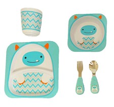 Skip Hop Mealtime 5 Piece Gift Set Yeti