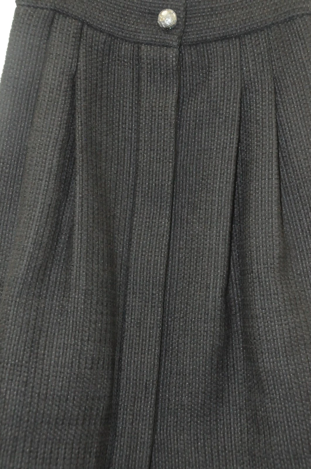 Giacca in pizzo in tweed $8050 15P nuova CHANEL RUNWAY NERA cotone + gonna tuta 36 38