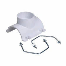Oatey 43793 Schedule 40 DWV PVC Saddle Tee Pipe Kit, 4 x 3 In. - Quantity 1