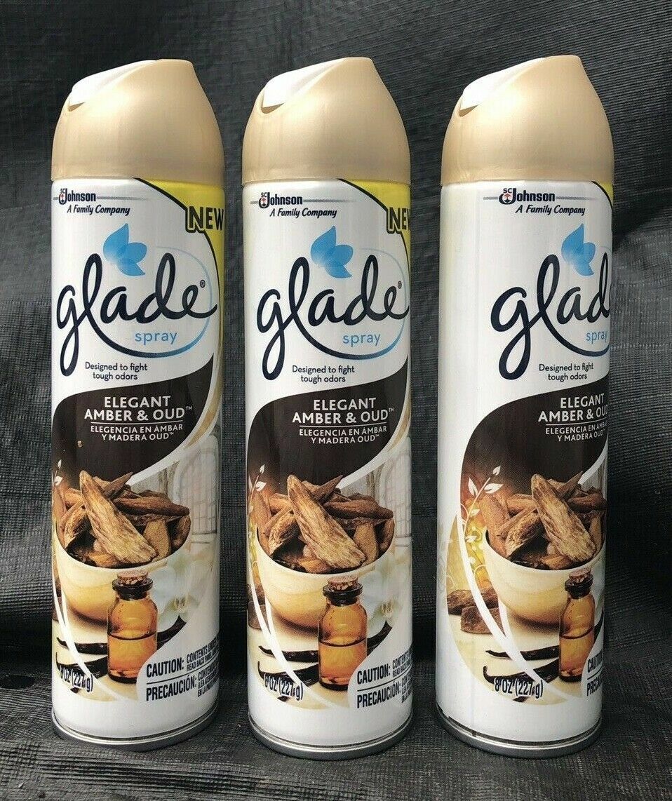 GLADE ELEGANT AMBER & OUD SPRAY eBay