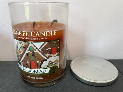 Gingerbread YANKEE CANDLE 22 oz Jar 2 Wick CHRISTMAS | eBay