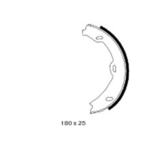 Textar 91058900 Bremsbackensatz Feststellbremse Hinten für Mercedes-Benz W220