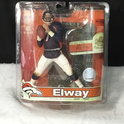 John Elwayのフィギュア Collectible McFarlane's Sport Legends NFL Denver Broncos John
