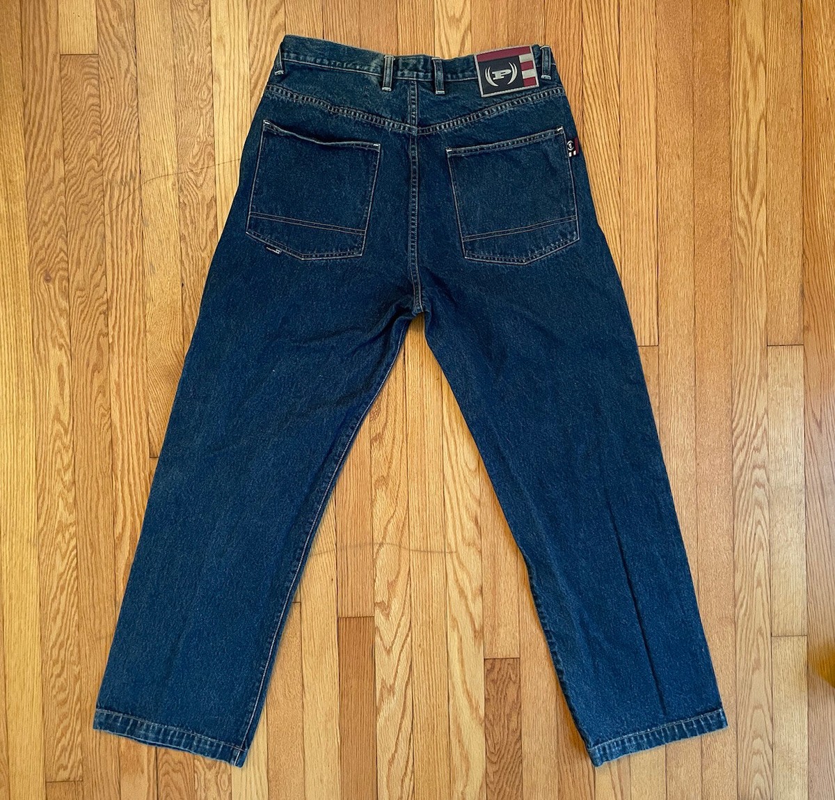 Vtg Y2K Men's Phat Farm Wide Leg Baggy Hip-Hop Skate Jeans