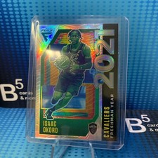ISSAC OKORO RC - 2020 Flux Freshman Year #19 SILVER Refractor - Cavs Rookie