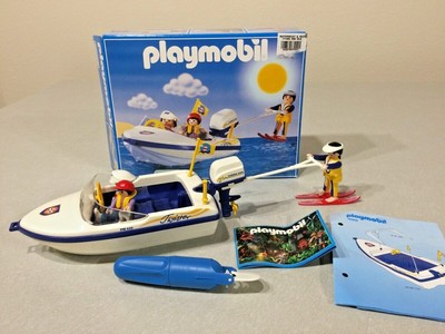 playmobil motor boat