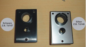 Thorens Tonarmdurchführung  Tonarmbrett Basis  140er 160er  sehr gut  SILBER