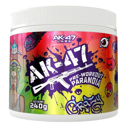 AK47 Labs Pre-Workout Booster Paranoia 240g - Focus Booster - Energy - Power