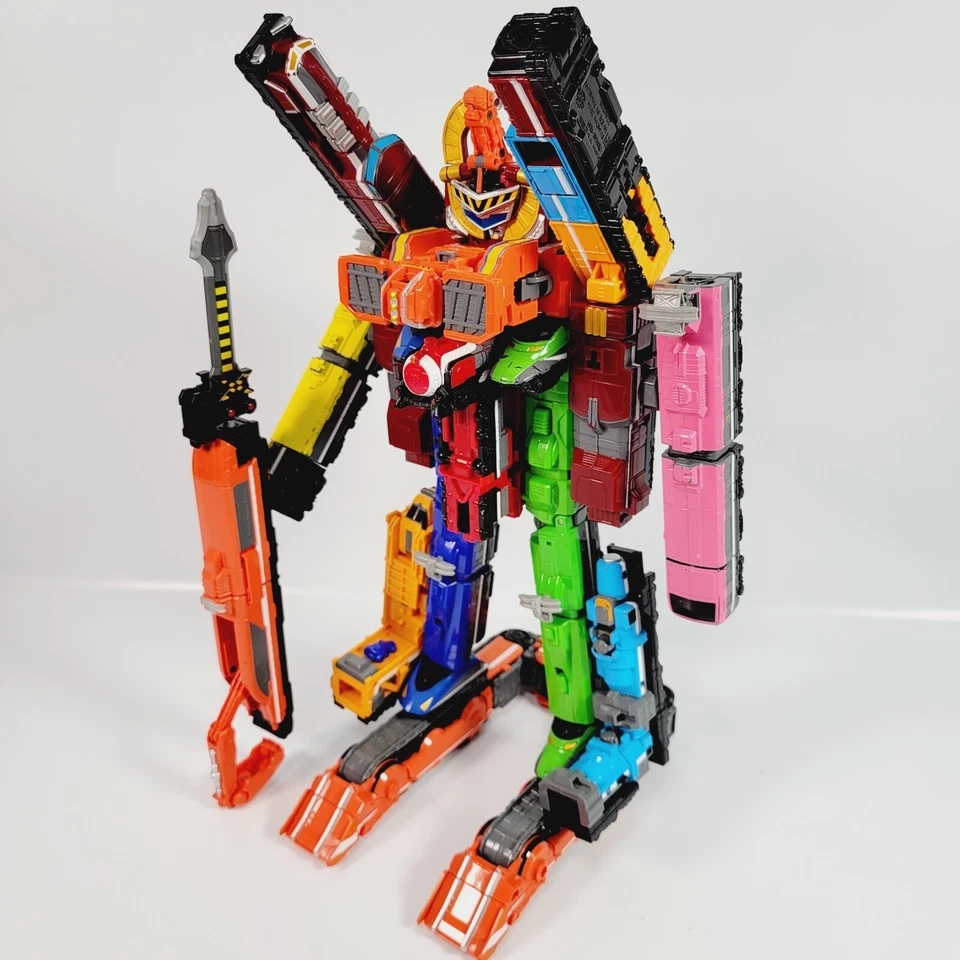 Power Rangers Toqger DX Build Dai-Oh & Toq-Oh & Diesel-Oh Set Megazord BANDAI Foto 3 de 4