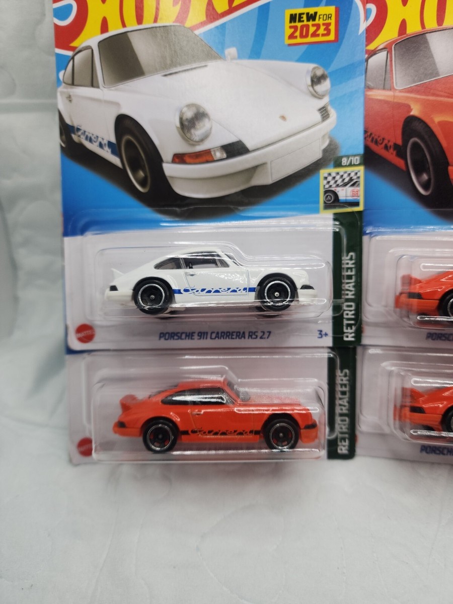 Hot Wheels Porsche 911 Carrera RS 2.7 Orange #125 - 2023 Retro