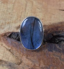 Natural Labradorite Ring 925 Sterling Silver Handmade Ring Unique Birthday Gift