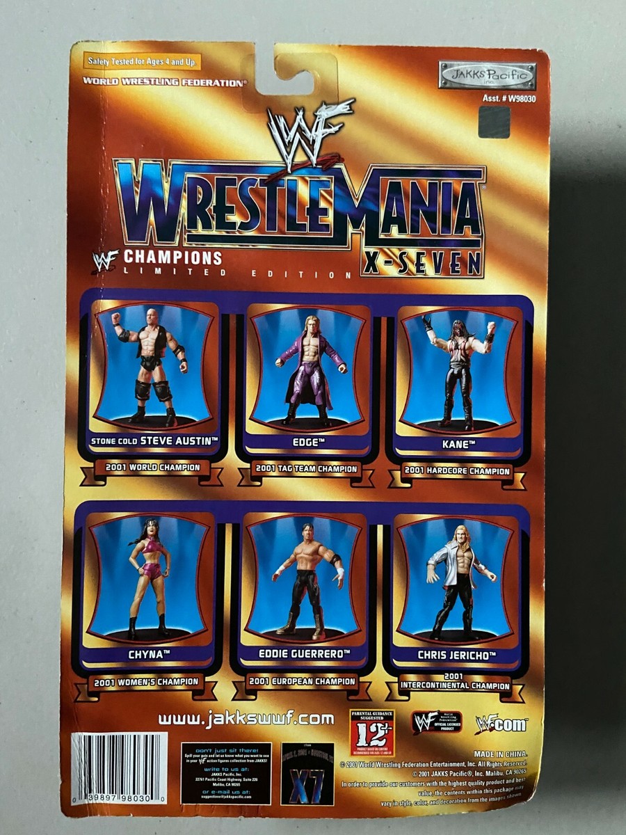 WWE WWF EDDIE GUERRERO Wrestling Figure 14 Carat Gold European