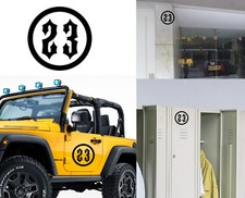 Sticker Vinyl Number 23 v10