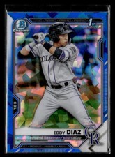 2021 Bowman Sapphire Edition #BCP-33 Eddy Diaz card