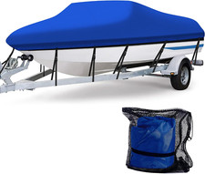 Heavy Duty Marine Grade Polyester Waterproof Boat Cover, All Weather Protection