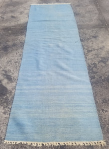 Vintage Traditional Handmade Beautiful Moroccan Kilim Floor Rug Carpet 291x91 cm