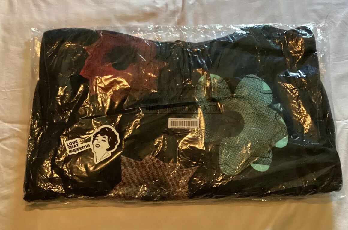 Supreme Nate Lowman Hooded Hoodie Sweatshirt Black Size XL Supreme Nate Lowman Hooded Hoodie Sweatshirt Black Size XL
