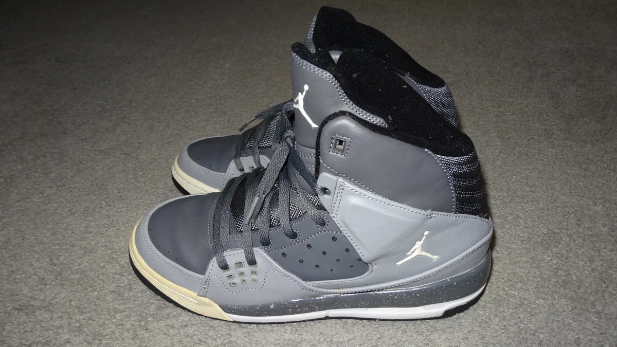 Grey jordans top high tops