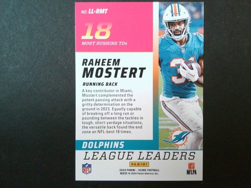 2024 Panini Score Football Inserts #'d u-pick League Leaders Protential etc. - Picture 27 of 119