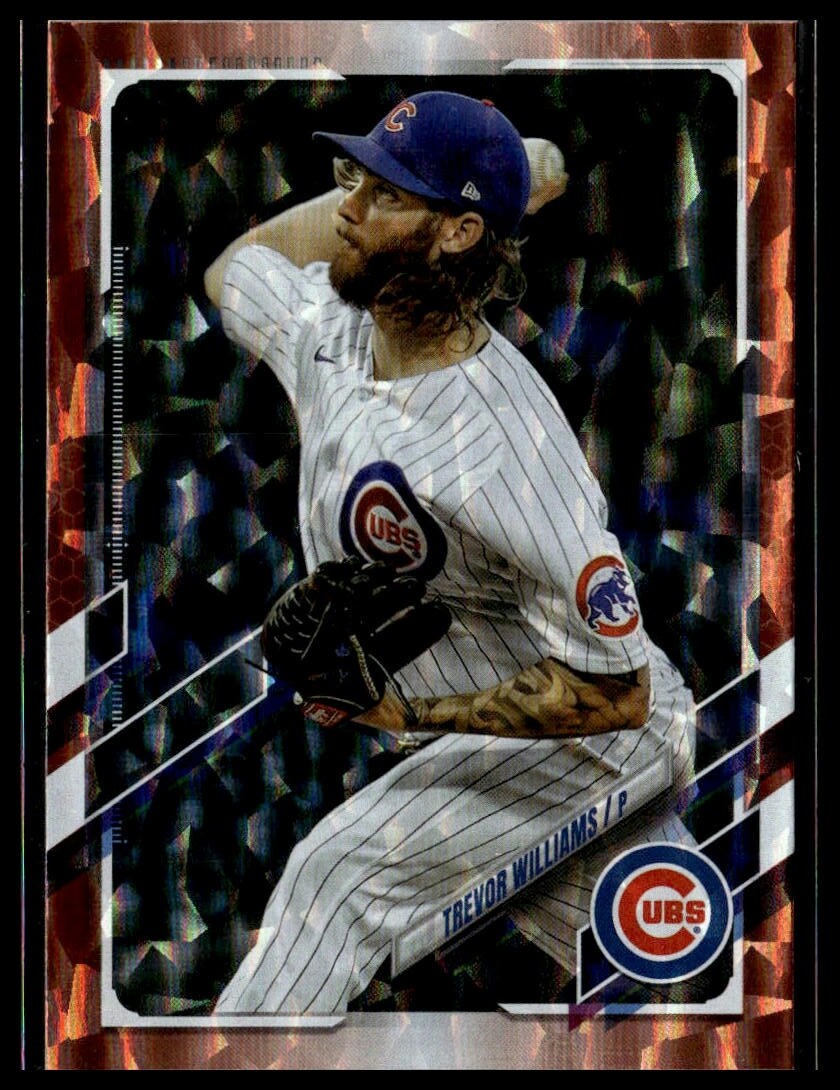 ペプシー　カード 2021 Topps Update US221 Trevor Williams Chicago Cubs Orange Foil