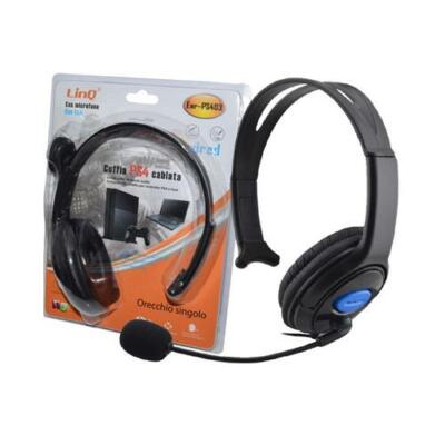 MONO CUFFIA Compatibile Gaming Per Playstation 4 Ps4 E Pc Con Microfono hsb  | eBay