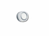 Deutsche Led Wandleuchte Metall Nickel Matt Rund Ø10Cm Glas 270Lm 2700K