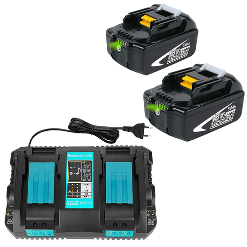 NEU Ersatz Akku Für Makita BL1850 BL1830 BL1860 LXT 18V 4-Fach Ladegerät - Bild 19 von 37