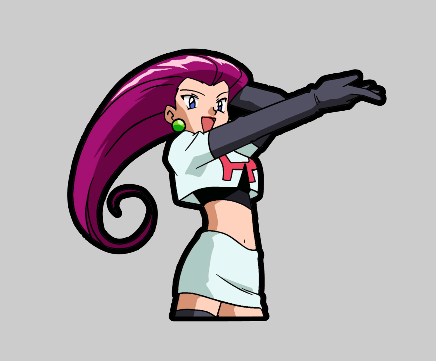 Pokémon Jessica Team Rocket Sticker Decal | eBay
