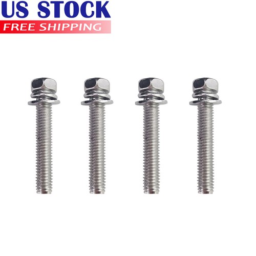 Pack of 4 Engine Air Filter Box Cover Screw Bolts Lid Bolt 5x28 For