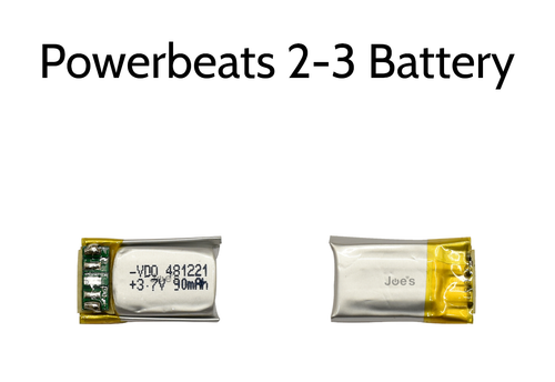 NEW Powerbeats2 Wireless Headphone 3.7v 90mAH Micro Lipo Battery - 22x12mm