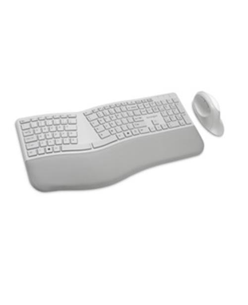 NEW Kensington K75407US Pro Fit Ergo Wireless Keyboard and Mouse-Gray - USB