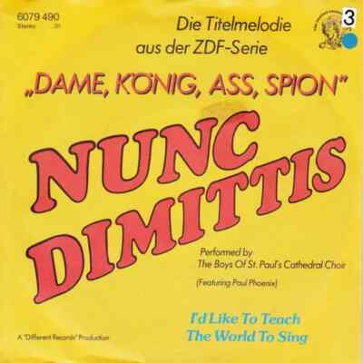 St. Pauls Cathedral Choir Nunc Dimittis Vinyl Single 7inch Charisma