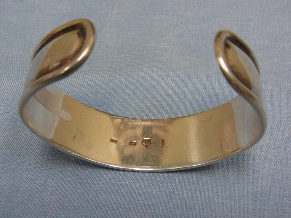 1608 Joop-925er Silber Armreif Innen d.m 6,5 cm Breit 18 mm Gewicht 49 Gramm - Bild 3 von 4