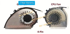 New CPU + GPU Cooling Fan 4-Pin For MSI GE72VR GP72VR GL72VR MS-179B MS-1799