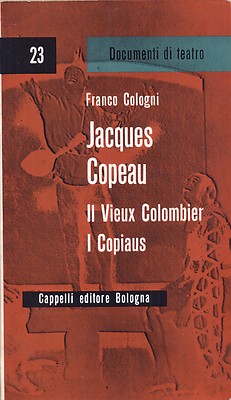 Jacques Copeau Franco Cologni Hüte Verlag