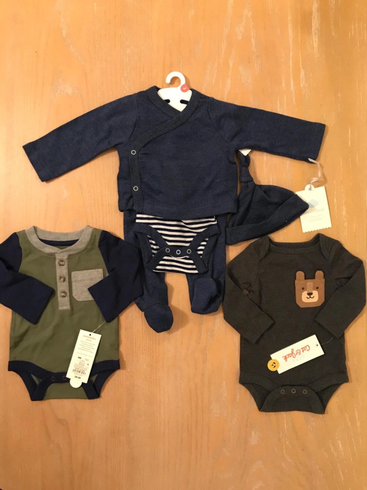 New! Cat & Jack, Cloud Island Infant Boys Winter Clothing Lot of 5 Size Newborn